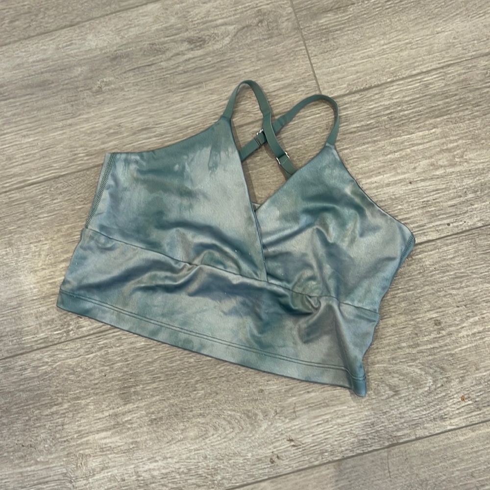 Beyond Yoga - Bra Top -Tie Die Green